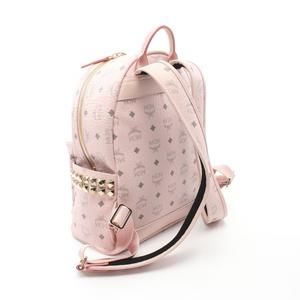 Mcm Bag Pink Visetos Rucksack Stark Backpack
